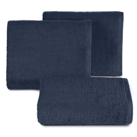Ręcznik Gładki 2 50x100 granatowy 38 500g/m2 Eurofirany Ręcznik Gładki 2 50x100 granatowy 38 500g/m2 Eurofirany
