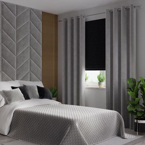 VELVI Narzuta dekoracyjna, rozmiar 220x240cm, kolor 020 szary VELVI0/NAP/020/220240/1 VELVI Narzuta dekoracyjna, rozmiar 220x240cm, kolor 020 szary VELVI0/NAP/020/220240/1