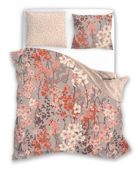Pościel bawełniana 160x200 Flovery 003 kwiaty beżowa morelowa 23 Faro Pościel bawełniana 160x200 Flovery 003 kwiaty beżowa morelowa 23 Faro