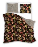 Pościel bawełniana 220x200 Flovery 004 kwiaty czarna beżowa kolorowa 23 Faro Pościel bawełniana 220x200 Flovery 004 kwiaty czarna beżowa kolorowa 23 Faro