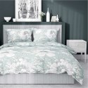 Pościel bawełniana 220x200 miętowa kwiaty 4461 B bawełna 40
