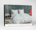 Pościel bawełniana 220x200 miętowa kwiaty 4461 B bawełna 40