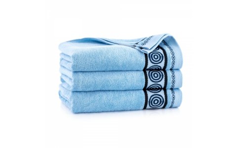 Ręcznik Rondo 2 30x50 błękitny 500 g/m2 8672/6 Zwoltex 23 Ręcznik Rondo 2 30x50 błękitny 500 g/m2 8672/6 Zwoltex 23