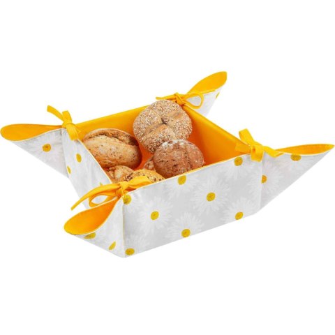 Koszyk na pieczywo 23x23x7 Daisy szary żółty kwiatki I23 Koszyk na pieczywo 23x23x7 Daisy szary żółty kwiatki I23