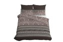 Pościel satynowa 220x200 brązowa ornamnety 4606 B Home Satin 131 Pościel satynowa 220x200 brązowa ornamnety 4606 B Home Satin 131