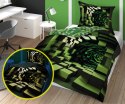 Pościel świecąca w ciemności 160x200 Pikselowy świat zielona 4634 A Fluo 35 Pościel świecąca w ciemności 160x200 Pikselowy świat zielona 4634 A Fluo 35
