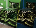 Pościel świecąca w ciemności 160x200 Pikselowy świat zielona 4634 A Fluo 35 Pościel świecąca w ciemności 160x200 Pikselowy świat zielona 4634 A Fluo 35