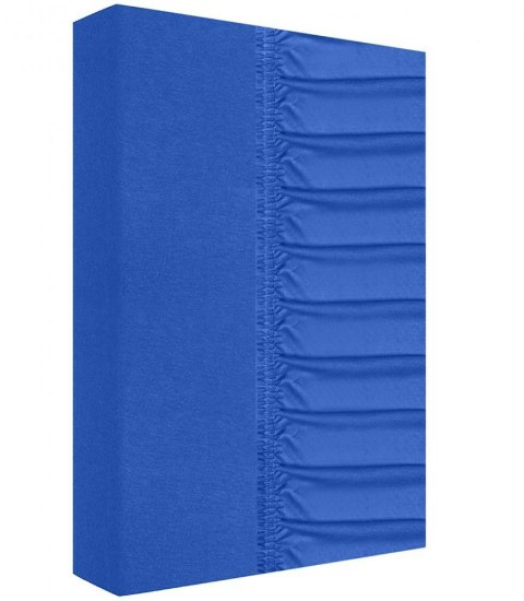 Prześcieradło jersey z gumką 180x200 chabrowe 160g/m2 Zaratex Prześcieradło jersey z gumką 180x200 chabrowe 160g/m2 Zaratex
