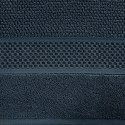 Ręcznik Danny 50x90 granatowy z wytłaczaną bordiurą i błyszczącą nicią 500 g/m2 Eurofirany Ręcznik Danny 50x90 granatowy z wytłaczaną bordiurą i błyszczącą nicią 500 g/m2 Eurofirany