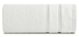 Ręcznik Glory 4 50x90 kremowy z welurową bordiurą i błyszczącą nicią 500 g/m2 Eurofirany