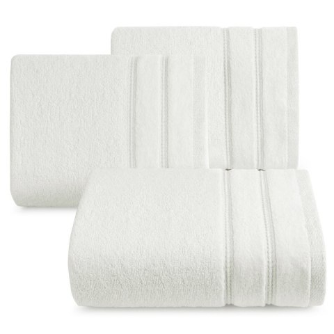 Ręcznik Glory 4 50x90 kremowy z welurową bordiurą i błyszczącą nicią 500 g/m2 Eurofirany Ręcznik Glory 4 50x90 kremowy z welurową bordiurą i błyszczącą nicią 500 g/m2 Eurofirany