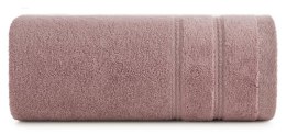 Ręcznik Glory 4 50x90 lilowy z welurową bordiurą i błyszczącą nicią 500 g/m2 Eurofirany