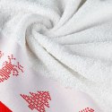 Ręcznik Noel 70x140 biały czerwony renifery świąteczny 02 450 g/m2 Eurofirany Ręcznik Noel 70x140 biały czerwony renifery świąteczny 02 450 g/m2 Eurofirany