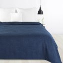 Koc narzuta na fotel 70x160 Bukla granatowy baranek z mikrofibry Eurofirany Koc narzuta na fotel 70x160 Bukla granatowy baranek z mikrofibry Eurofirany