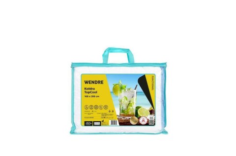 Kołdra antyalergiczna 160x200 Topcool letnia pikowana mikrofibra biała Wendre Kołdra antyalergiczna 160x200 Topcool letnia pikowana mikrofibra biała Wendre