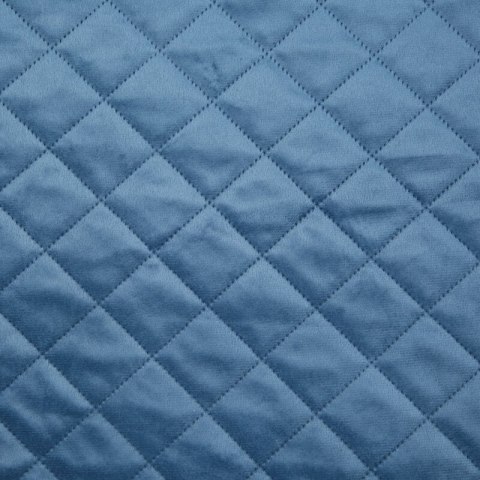 Narzuta dekoracyjna 70x160 Luiz 5 niebieski welurowa geometryczna Narzuta dekoracyjna 70x160 Luiz 5 niebieski welurowa geometryczna