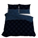 Pościel satynowa 180x200 granatowa 4679 A Home Satin 40