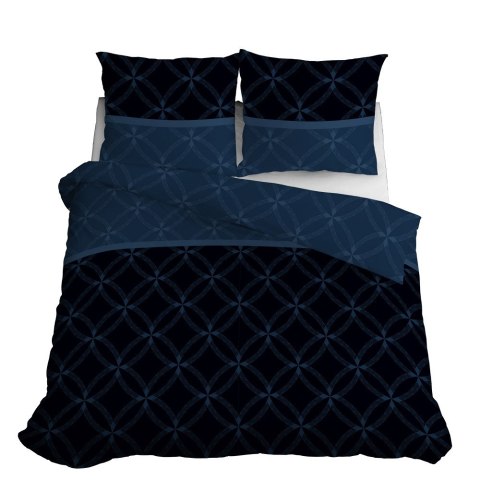 Pościel satynowa 180x200 granatowa 4679 A Home Satin 40 Pościel satynowa 180x200 granatowa 4679 A Home Satin 40