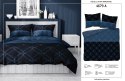 Pościel satynowa 180x200 granatowa 4679 A Home Satin 40