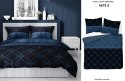 Pościel satynowa 180x200 granatowa 4679 A Home Satin 40
