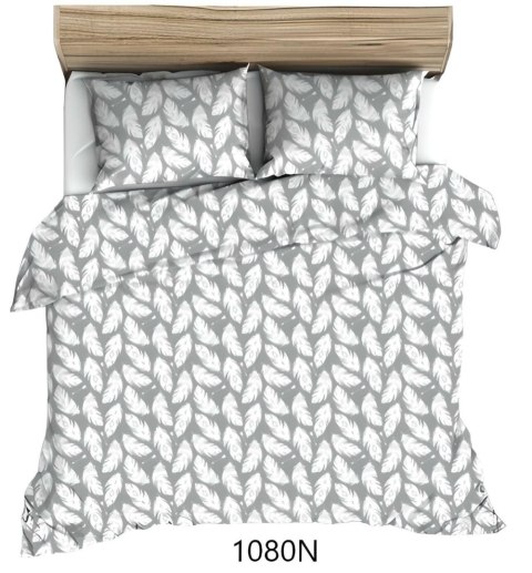 Poszewka bawełniana 70x80 szara biała piórka 1080 N bawełna Max Poszewka bawełniana 70x80 szara biała piórka 1080 N bawełna Max