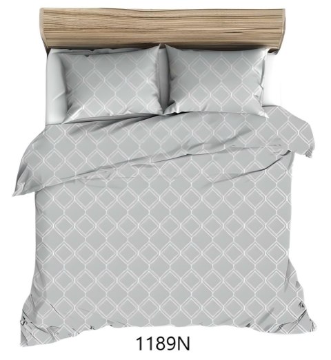Poszewka bawełniana 70x80 szara geometryczna 1189 N bawełna Max Poszewka bawełniana 70x80 szara geometryczna 1189 N bawełna Max