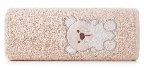 Ręcznik dziecięcy 50x90 Baby 54 beżowy miś 480g/m2 Eurofirany Ręcznik dziecięcy 50x90 Baby 54 beżowy miś 480g/m2 Eurofirany