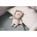 Grzechotka pluszowa Lew Leon kremowa szara 23 cm