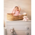 Grzechotka pluszowa zabawka Miś beżowy różowy 20 cm Grzechotka pluszowa zabawka Miś beżowy różowy 20 cm
