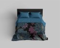 Narzuta dekoracyjna 220x240 niebieska kwiaty K 112 Holland 14 Narzuta dekoracyjna 220x240 niebieska kwiaty K 112 Holland 14
