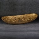 PATERA DEKORACYJNA KIARA (01) 38X18X6 CM ZŁOTY PATERA DEKORACYJNA KIARA (01) 38X18X6 CM ZŁOTY
