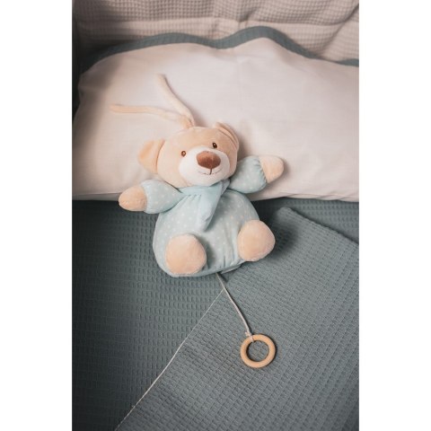 Pluszowa zabawka muzyczna z delikatną kołysanką Miś niebieski 20 cm Pluszowa zabawka muzyczna z delikatną kołysanką Miś niebieski 20 cm