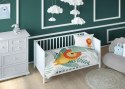 Pościel bawełniana 90x120 Żyrafa lew biała zielona dwustronna 4491 B Mayamoo 26
