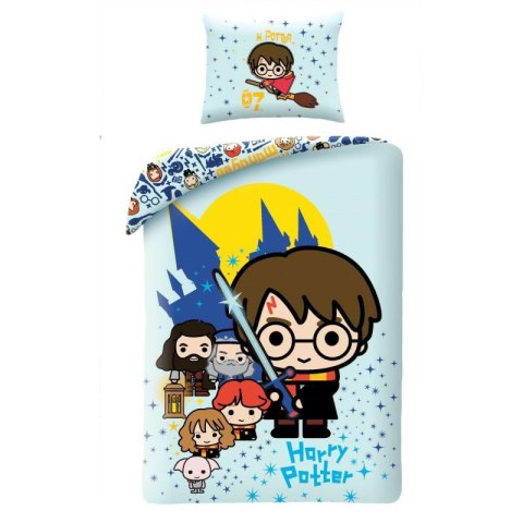 Pościel dziecięca 100x135 Harry Potter do łóżeczka dwustronna poszewka 40x60 Halantex Pościel dziecięca 100x135 Harry Potter do łóżeczka dwustronna poszewka 40x60 Halantex