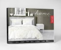 Pościel satynowa 140x200 biała kremowa 4678 A z jedną poszewką Home Satin 40 Pościel satynowa 140x200 biała kremowa 4678 A z jedną poszewką Home Satin 40