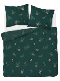 Pościel satynowa 160x200 zielona 4676 A Home Satin 40