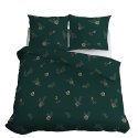Pościel satynowa 160x200 zielona 4676 A Home Satin 40