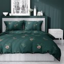 Pościel satynowa 160x200 zielona 4676 A Home Satin 40