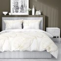 Pościel satynowa 180x200 biała kremowa 4678 A Home Satin 40