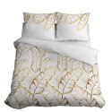 Pościel satynowa 180x200 biała żółta 4681 B Home Satin 40