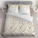 Pościel satynowa 180x200 biała żółta 4681 B Home Satin 40