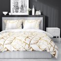 Pościel satynowa 180x200 biała żółta 4681 B Home Satin 40