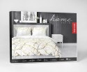 Pościel satynowa 180x200 biała żółta 4681 B Home Satin 40