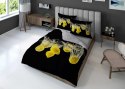 Pościel z mikrofibry 3D 160x200 Cytryny czarna szara 4173 A mikro 28 Pościel z mikrofibry 3D 160x200 Cytryny czarna szara 4173 A mikro 28