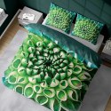 Pościel z mikrofibry 3D 160x200 Roślina zielona 4228 A mikro 28