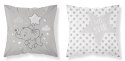 Poszewka bawełniana 40x40 Słonik z balonem gwiazdki szara dwustronna PSBA 09 A Mayamoo 26 Poszewka bawełniana 40x40 Słonik z balonem gwiazdki szara dwustronna PSBA 09 A Mayamoo 26