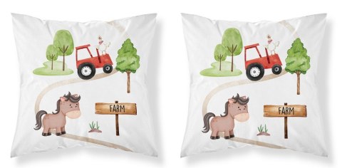 Poszewka bawełniana 40x40 Traktor czerwony PSBA 06 A Mayamoo 26 Poszewka bawełniana 40x40 Traktor czerwony PSBA 06 A Mayamoo 26