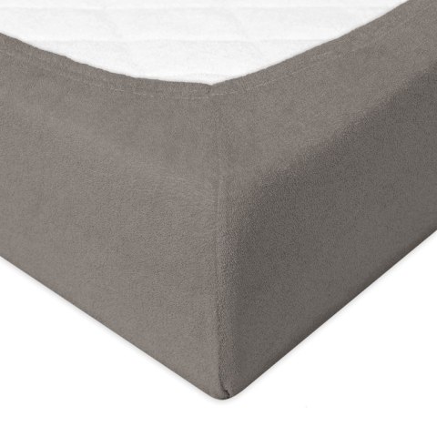 Prześcieradło frotte z gumką 160x200 antracytowe 45 Premium Prześcieradło frotte z gumką 160x200 antracytowe 45 Premium