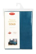 Pościel satynowa 160x200 Gold turkusowa 37 z jaśkami jednobarwna Matex Pościel satynowa 160x200 Gold turkusowa 37 z jaśkami jednobarwna Matex