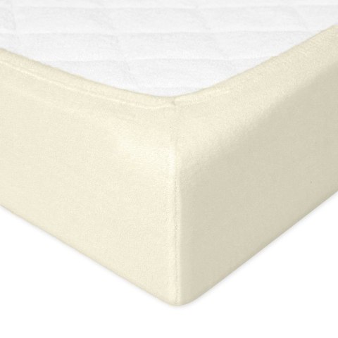 Prześcieradło frotte z gumką 120x200 ekri 02 Premium Prześcieradło frotte z gumką 120x200 ekri 02 Premium
